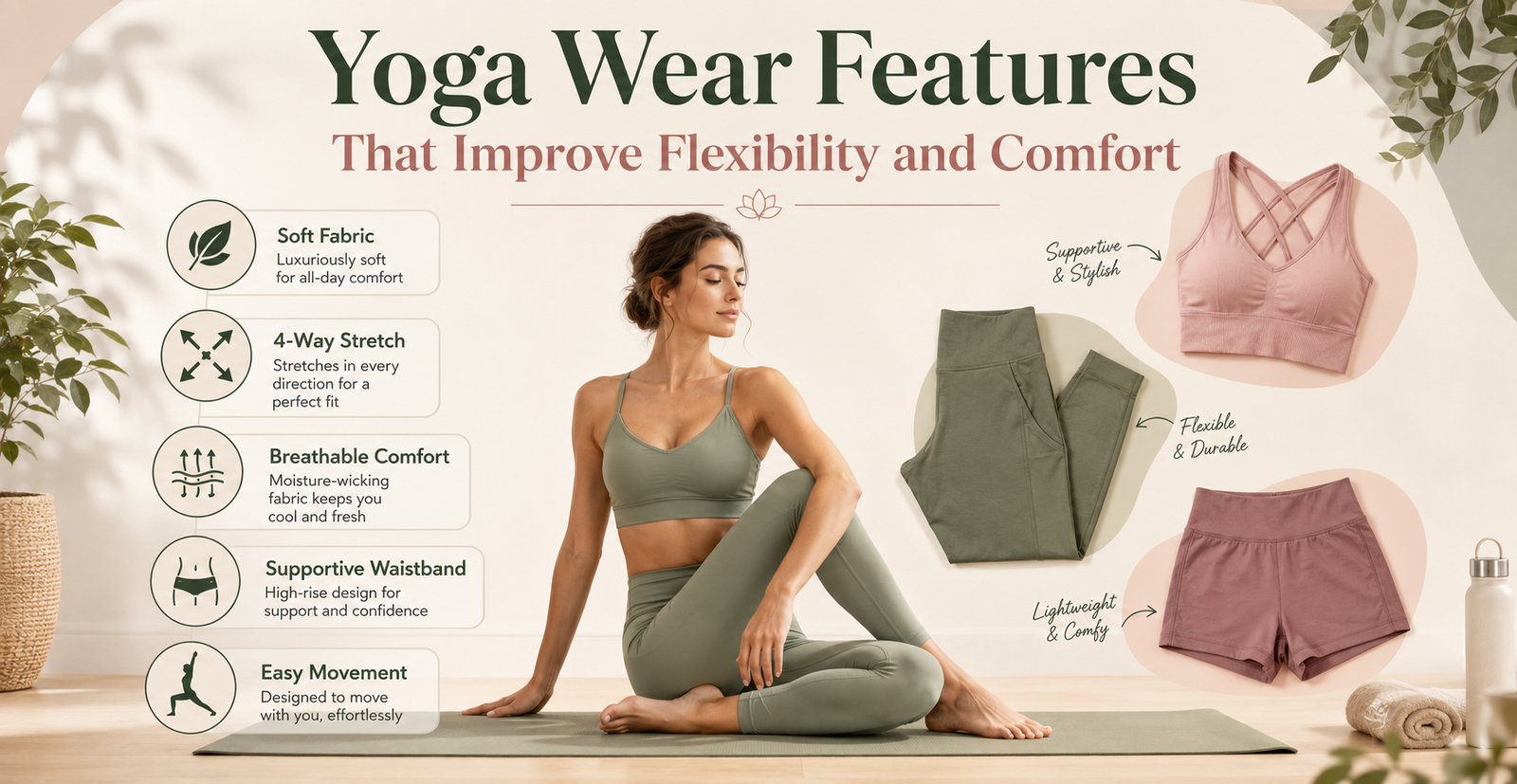 Yoga Wear Features That Improve Flexibility and Comfort
