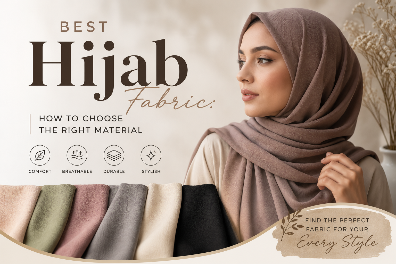 Best Hijab Fabric: How to Choose the Right Material
