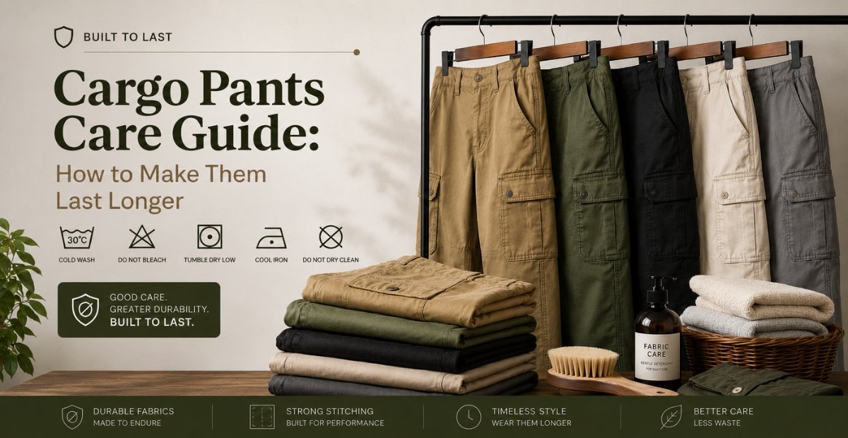 Cargo Pants Care Guide: How to Make Them Last Longer