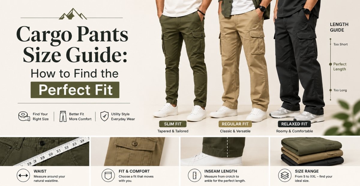 Cargo Pants Size Guide: To Find Cargo Pant Fit