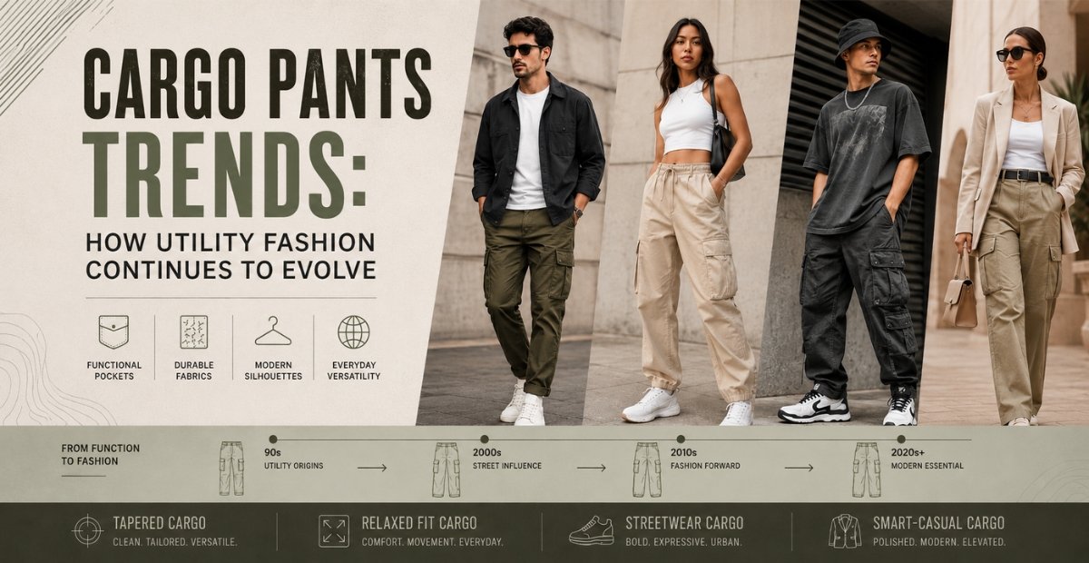 Cargo Pants Trends: How Utility Fashion Continues to Evolve