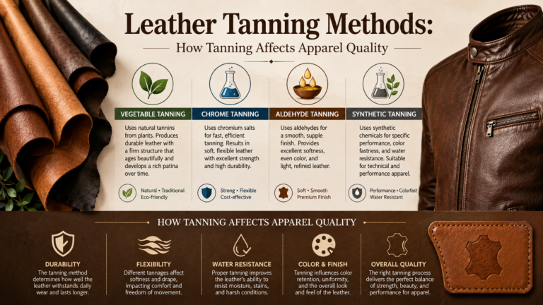 Leather Tanning Methods: How Tanning Affects Apparel Quality