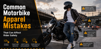Common Motorbike Apparel Mistakes That Can Affect Rider Safety