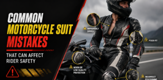 Common Motorcycle Suit Mistakes That Can Affect Rider Safety
