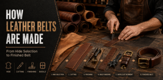 How Leather Belts Are Made: From Hide Selection to Finished Belt