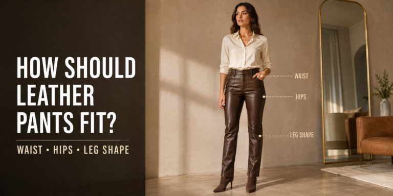 How Should Leather Pants Fit? A Guide to Waist, Hips, and Leg Shape