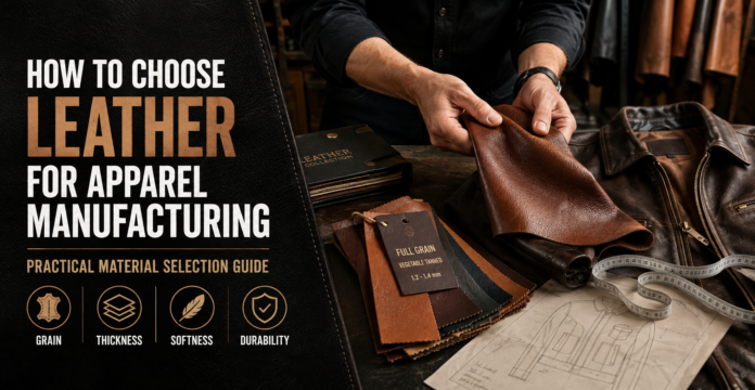 How to Choose Leather for Apparel Manufacturing A Practical Material Selection Guide