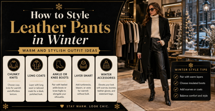 Dark-themed fashion infographic titled 