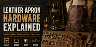 Leather Apron Hardware Explained: Buckles, D-Rings, Rivets, and Strap Components