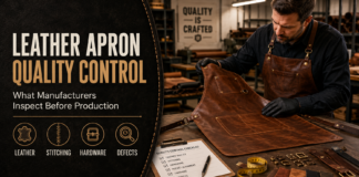 Leather Apron Quality Control: What Manufacturers Inspect Before Production