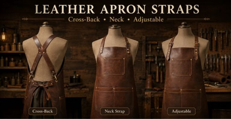 Leather Apron Straps Explained: Cross-Back, Neck, and Adjustable Strap Systems