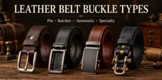 Leather Belt Buckle Types Explained: Pin, Ratchet, Automatic, and Specialty Mechanisms