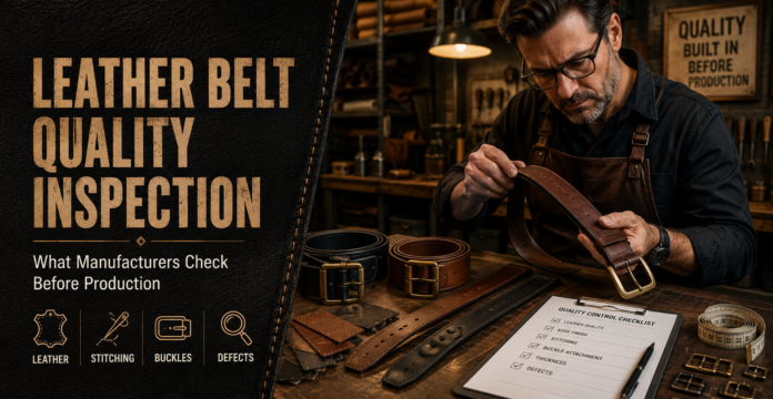 Leather Belt Quality Inspection What Manufacturers Check Before Production