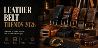 Leather Belt Trends for 2026: Textures, Buckles, Widths, and Statement Designs
