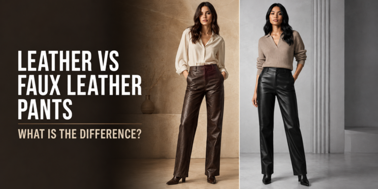 Leather Pants vs Faux Leather Pants: What Is the Difference?