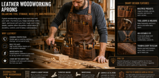 Leather Woodworking Aprons: Balancing Tool Storage, Mobility, and Protection