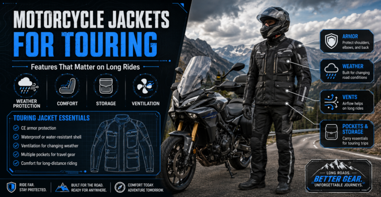 Motorcycle Jackets for Touring: Features That Matter on Long Rides
