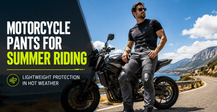 Motorcycle Pants for Summer Riding Lightweight Protection in Hot Weather