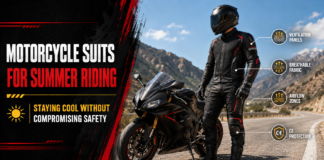 Motorcycle Suits for Summer Riding: Staying Cool Without Compromising Safety