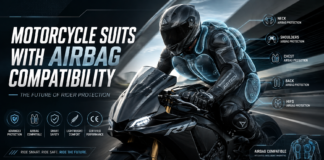 Motorcycle Suits with Airbag Compatibility: The Future of Rider Protection