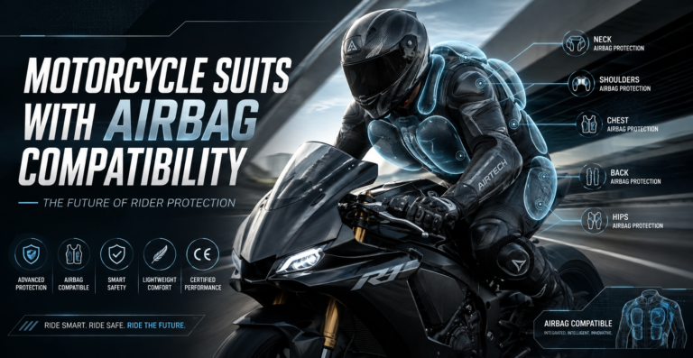 Motorcycle Suits with Airbag Compatibility: The Future of Rider Protection