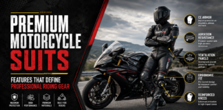 Premium Motorcycle Suits: Features That Define Professional Riding Gear
