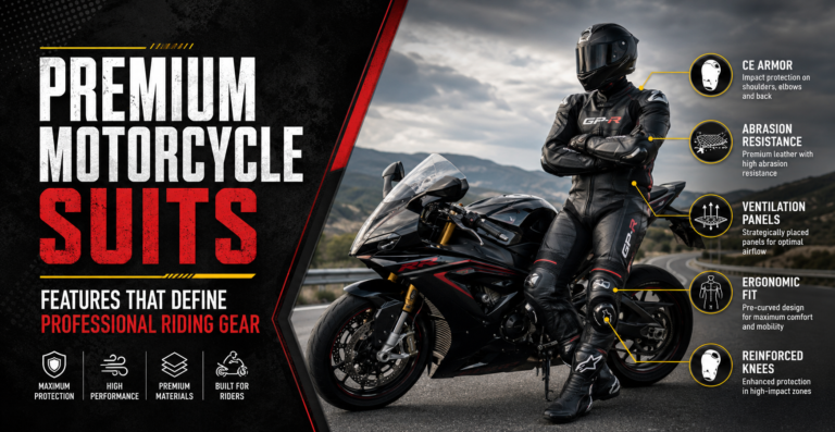 Premium Motorcycle Suits: Features That Define Professional Riding Gear