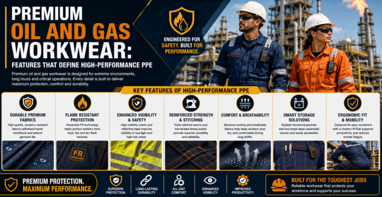 Premium Oil and Gas Workwear: Features That Define High-Performance PPE