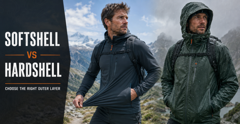 Softshell vs Hardshell Outdoor Clothing: Choosing the Right Outer Layer