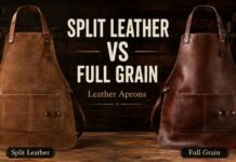Split Leather vs Full Grain Leather Aprons: Understanding the Differences