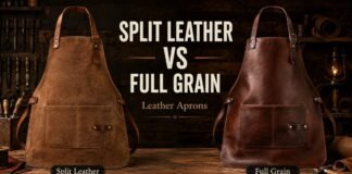 Split Leather vs Full Grain Leather Aprons: Understanding the Differences