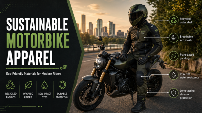 Sustainable Motorbike Apparel Eco-Friendly Materials for Modern Riders