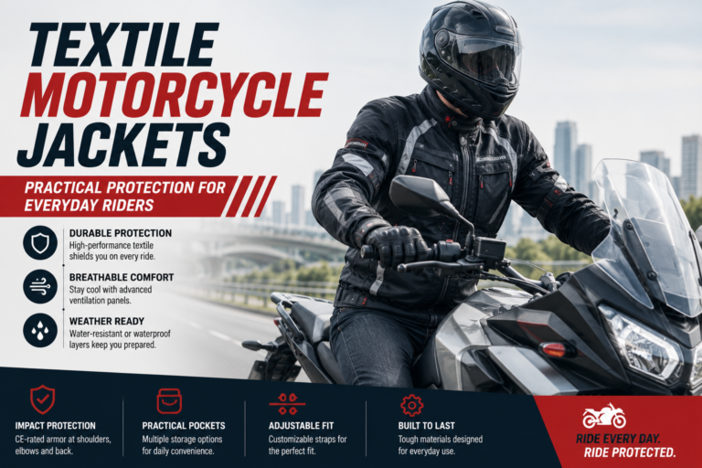 Textile Motorcycle Jackets: Practical Protection for Everyday Riders