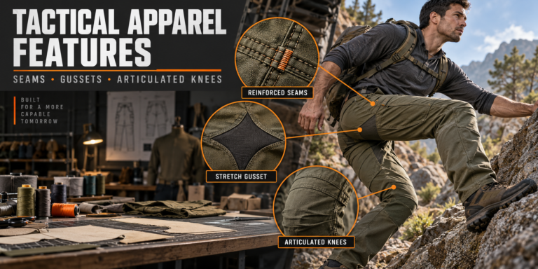 Tactical Apparel Features Explained: Reinforced Seams, Gussets and Articulated Knees