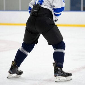 “High-performance ice hockey bottom wear with reinforced padding and flexible design for players on ice”