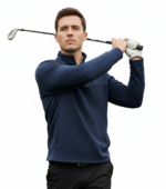Premium Custom Men’s Quarter-Zip Performance Pullover | Private Label Golf & Athletic Wear - Image 2
