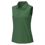 Women’s lightweight badminton vest shirt in green