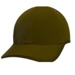 Brown hat with curved brim; white background; subtle ventilation holes; Aeroready branding on the side
