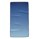 Blue textured fabric swatch with a dark navy border and gradient-like shading.