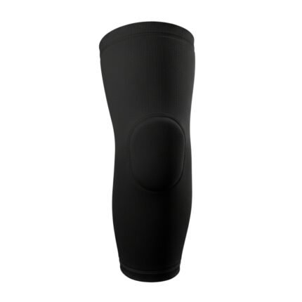 Black padded MMA arm sleeves with reinforced elbow protection.