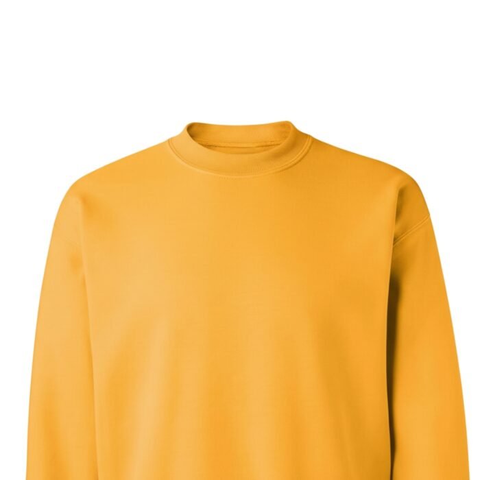 Close-up view of men’s basketball fleece sweatshirt showing fabric texture and chest details.