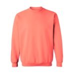 Front view of men’s basketball fleece sweatshirt on model, showing full body fit and straight hem.