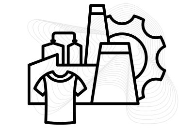 A Grapich image of clothing manuafactuing Services