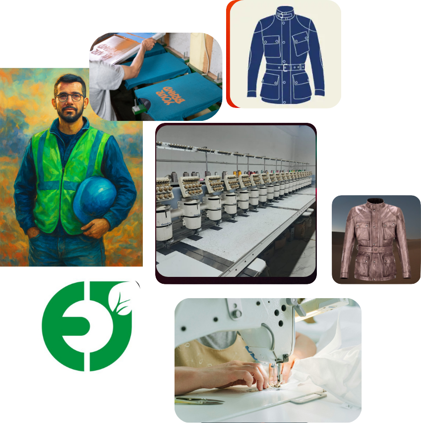 Bundle of Manufacturing images.