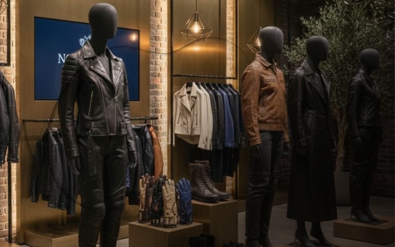 custom Leather apparel manufacturing range