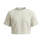 Men’s athletic crop tops, front view.