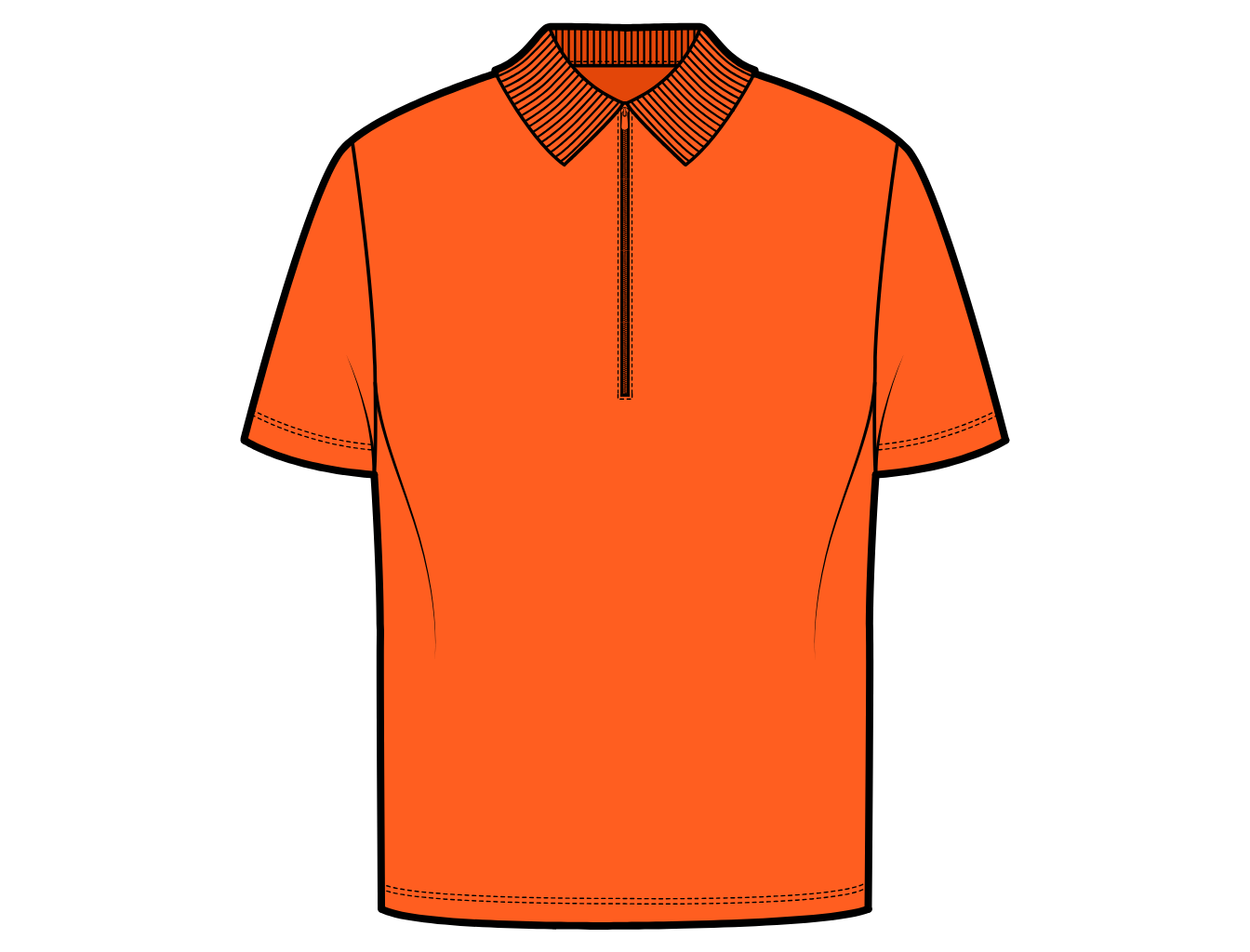jaquard knit polo shirt