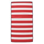 Badminton towel made from soft, absorbent cotton, neatly folded with a small logo icon visible on a plain background.