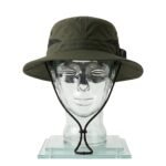 Olive green wide brim hiking hat