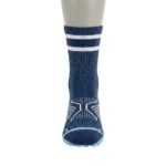 Front view of best hiking socks displayed on a plain background.